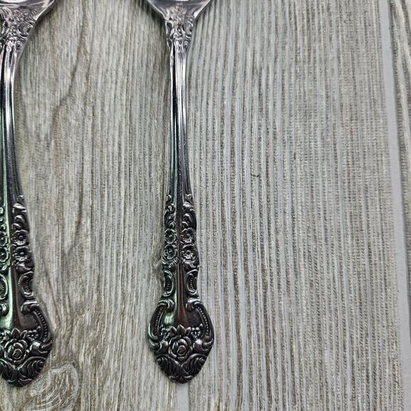 National Stainless Sonora 17 Pc Mixed Set Lot Floral Rose Japan Knife Spoon - Picture 2 of 8